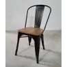Silla Tolix Madera Negro