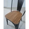 Silla Tolix Madera Negro