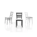 Silla Restaurante Madera Tapizada