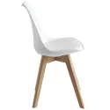 Silla Spider Cross replica eames blanca 
