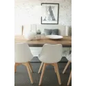 Silla Spider Cross replica eames blanca 