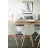 Silla Spider Cross replica eames blanca 