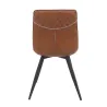 silla bistro vintage hosteleria industrial piel metal