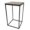 Mesa Cubic  Alta vintage industiral rosillo