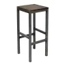Taburete Cartago industrial vintage hierro rosillo